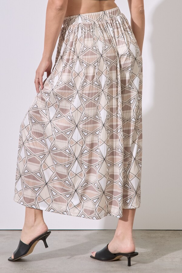 Capri Wide Leg MULTI/BEIGE