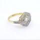 Anillo en oro 18k, platino y brillantes Anillo en oro 18k, platino y brillantes