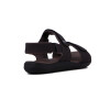 Country Sandalia Hombre Dos Tiras Con Velkro Y Pulsera Cafe