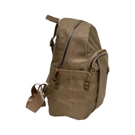 Mochila microfibra Sunshine Beige