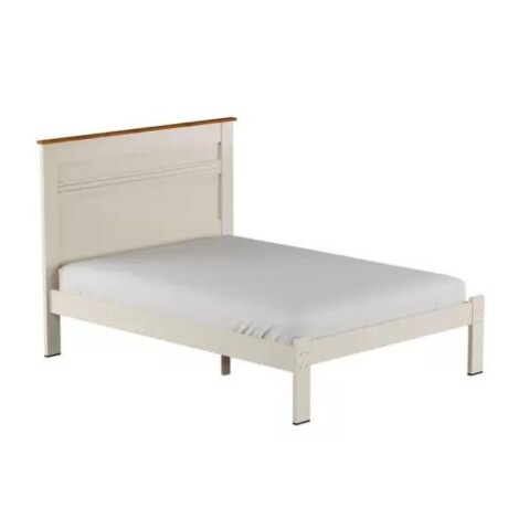 CAMA 2 PLAZAS DALLAS - BLANCO/MIEL CAMA 2 PLAZAS DALLAS - BLANCO/MIEL