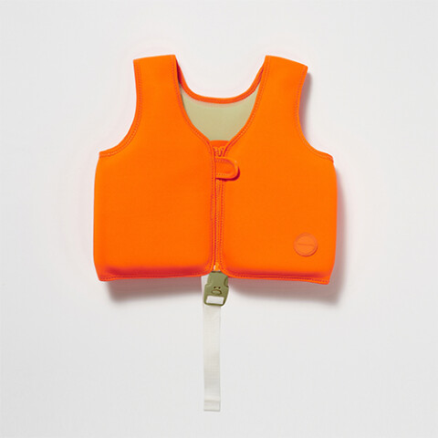 CHALECO Chaleco Salvavidas 3-6 Ocean Modelo Sonny The Sea Creature Neon Orange
