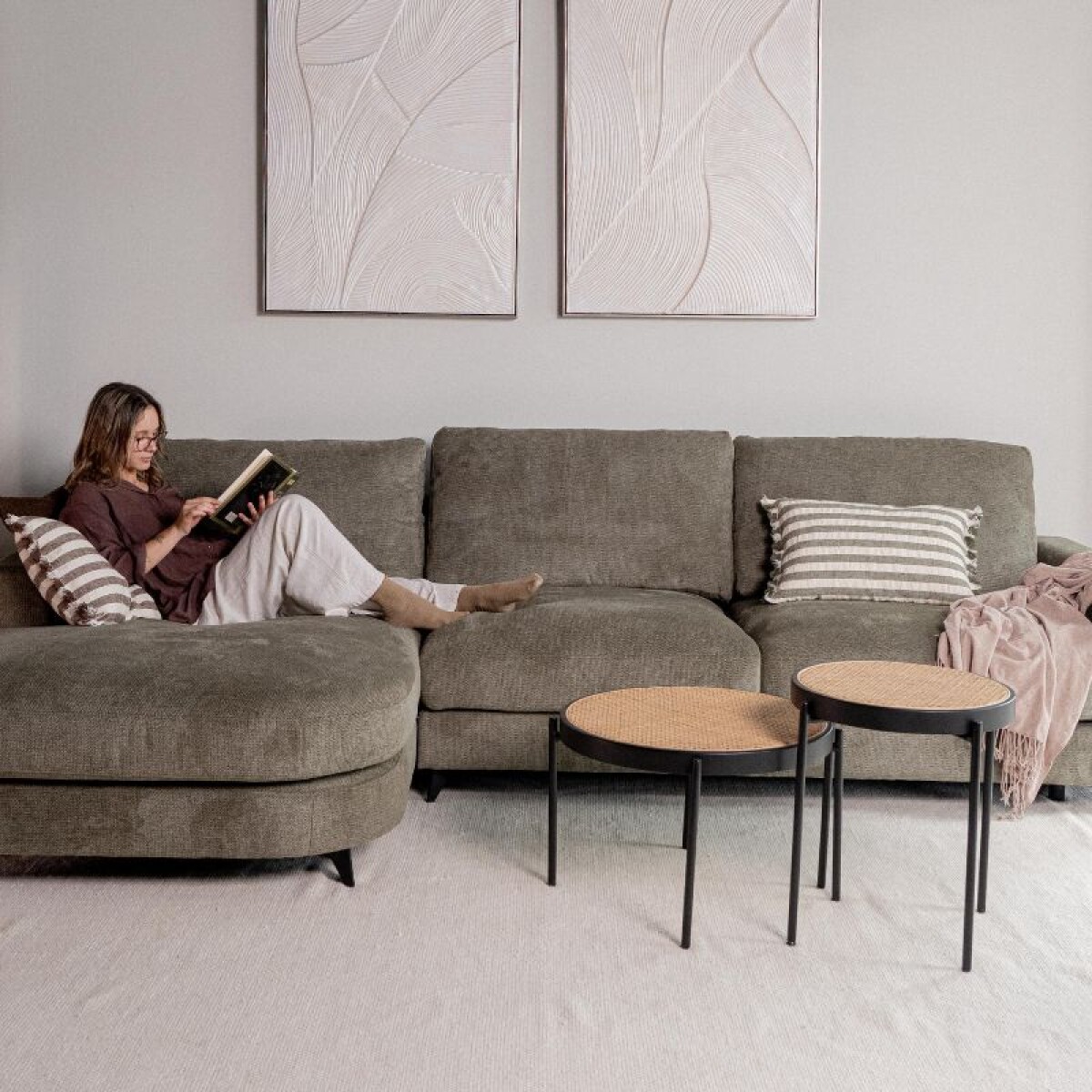 Sofá Da Vinci / Verde Seco 