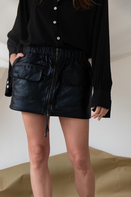 Cargo Short Skirt Negro