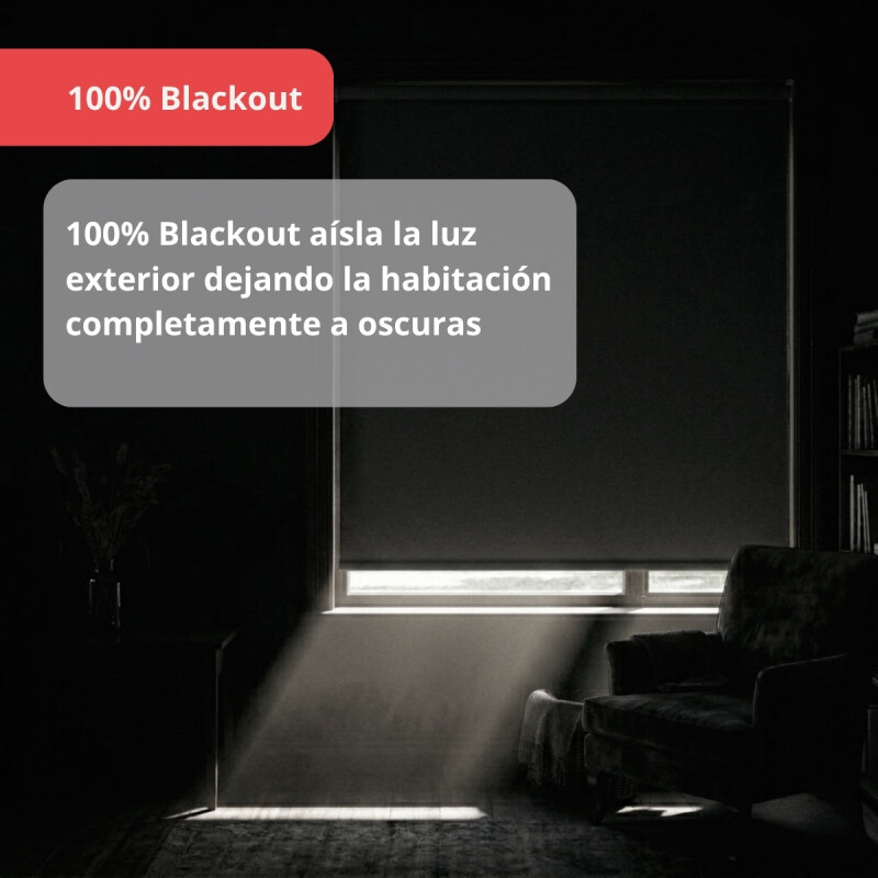 Cortina roller blackout 160 x 200 BEIGE