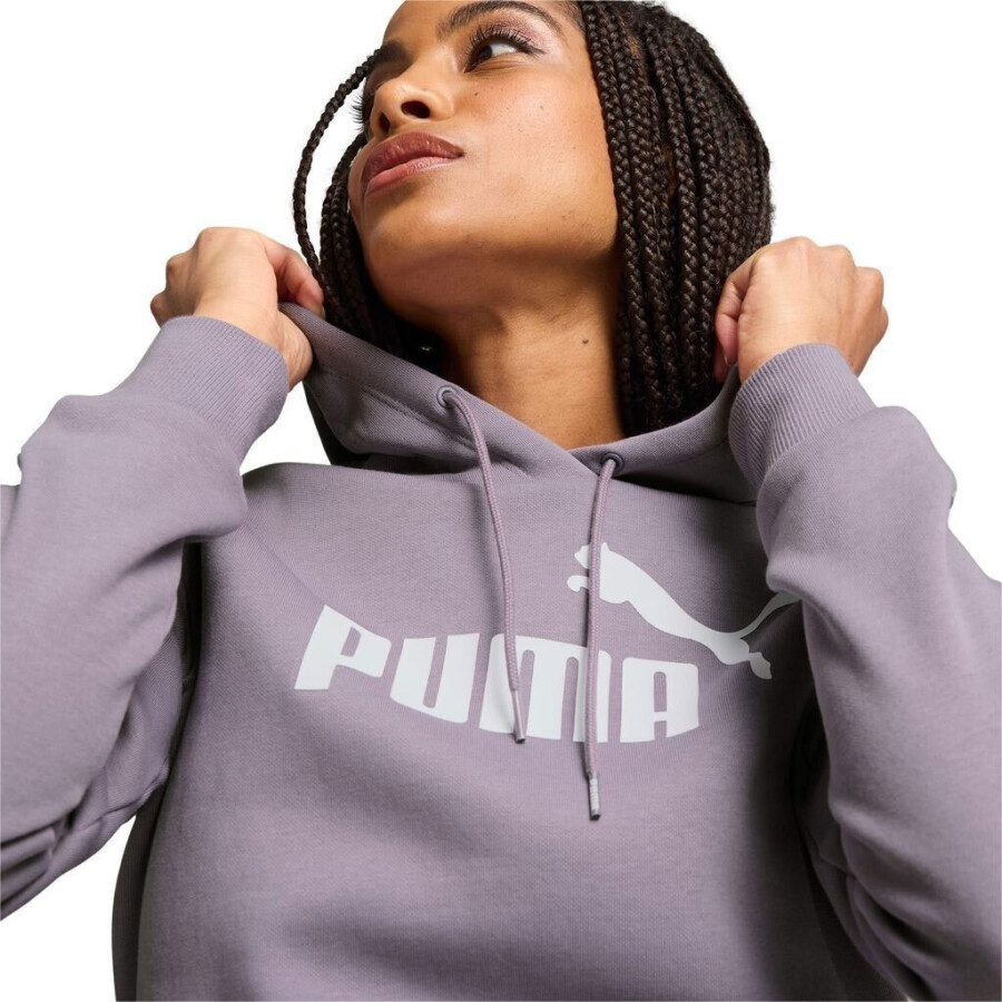 Canguro de Mujer Puma Logo Hoodie Lila