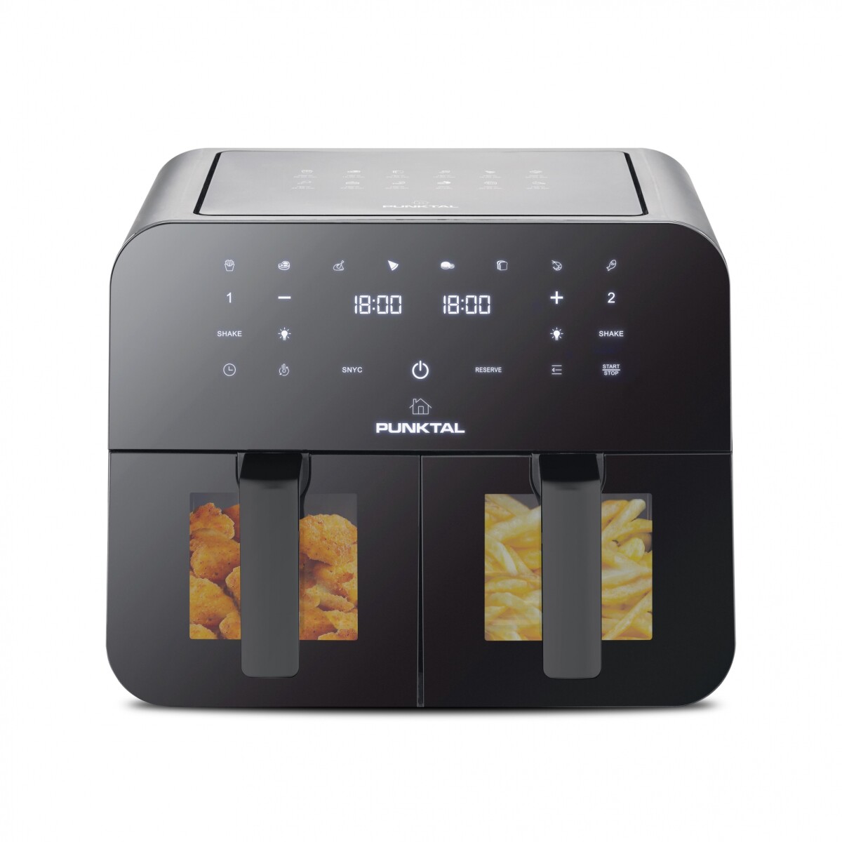 Freidora Sin Aceite Digital Doble PUNKTAL 