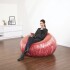 Puff Inflable Sillón Asiento Respaldo Bestway Silla Grande Variante Color Rojo