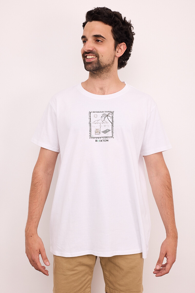 Camiseta Playa Brixton Blanca