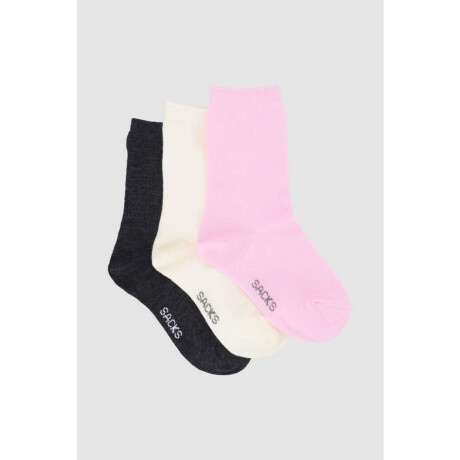 Pack x3 crew lisas niños jk Variante 29