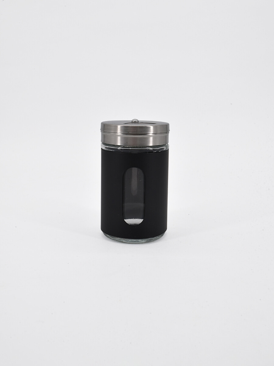 CONDIMENTERO 100ML - NEGRO. 