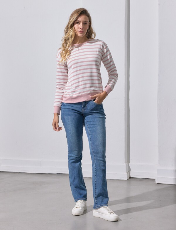 Buzo Lineas Modal ROSA