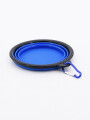 PLATO PLEGABLE PARA MASCOTA AZUL