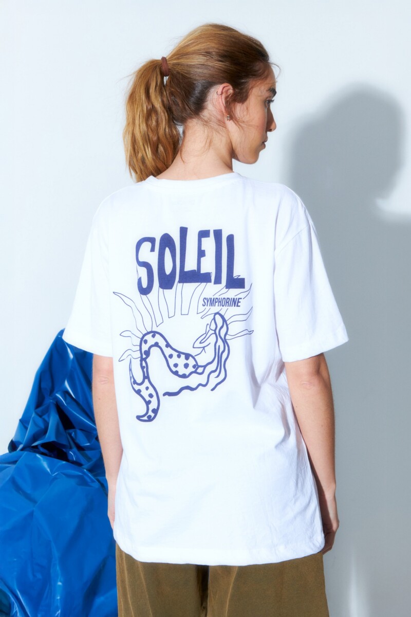 Remera soleil blanco