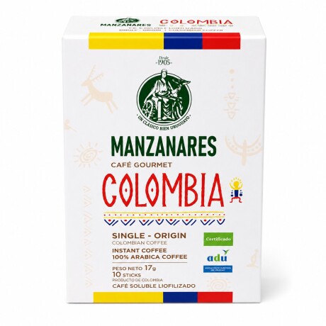 CAFÉ SOLUBLE COLOMBIA STICK (10 X 1,7 G) ADU 001