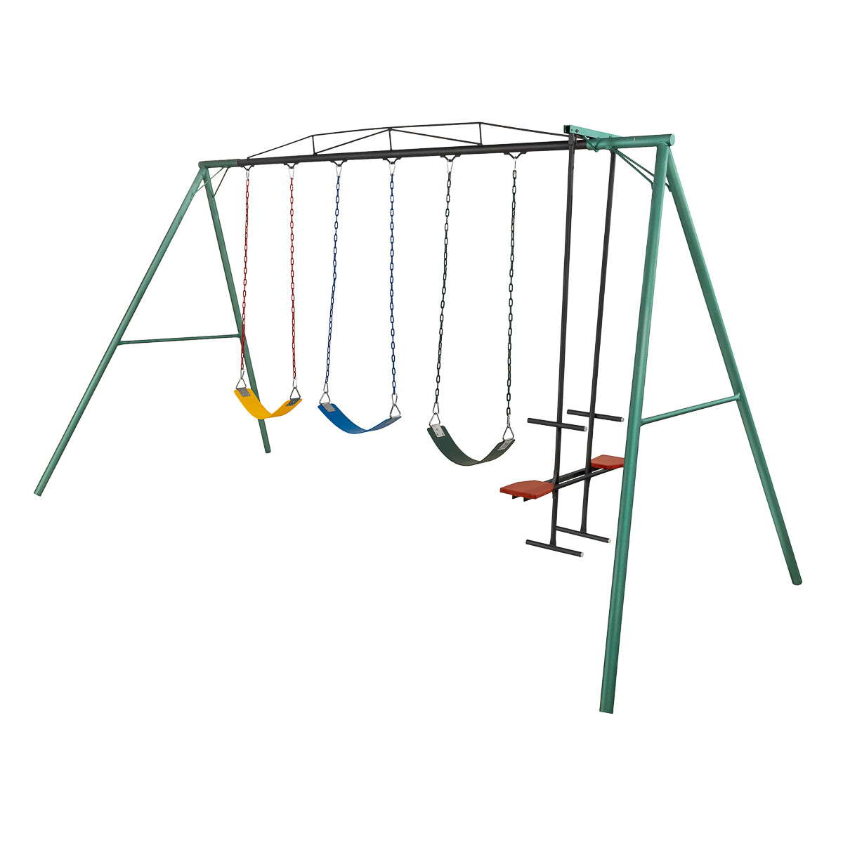 Hamaca de Plaza con caballito, 3 hamacas de cincha altura 2,15 mts 