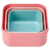 Set x3 tupper BUBA cloudy rosa