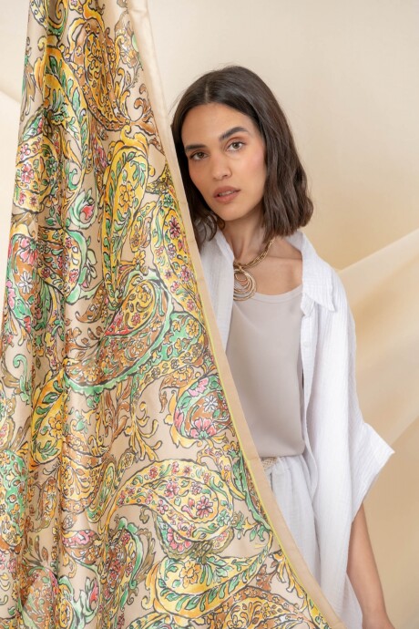 PAÑUELO ARABESQUE Beige