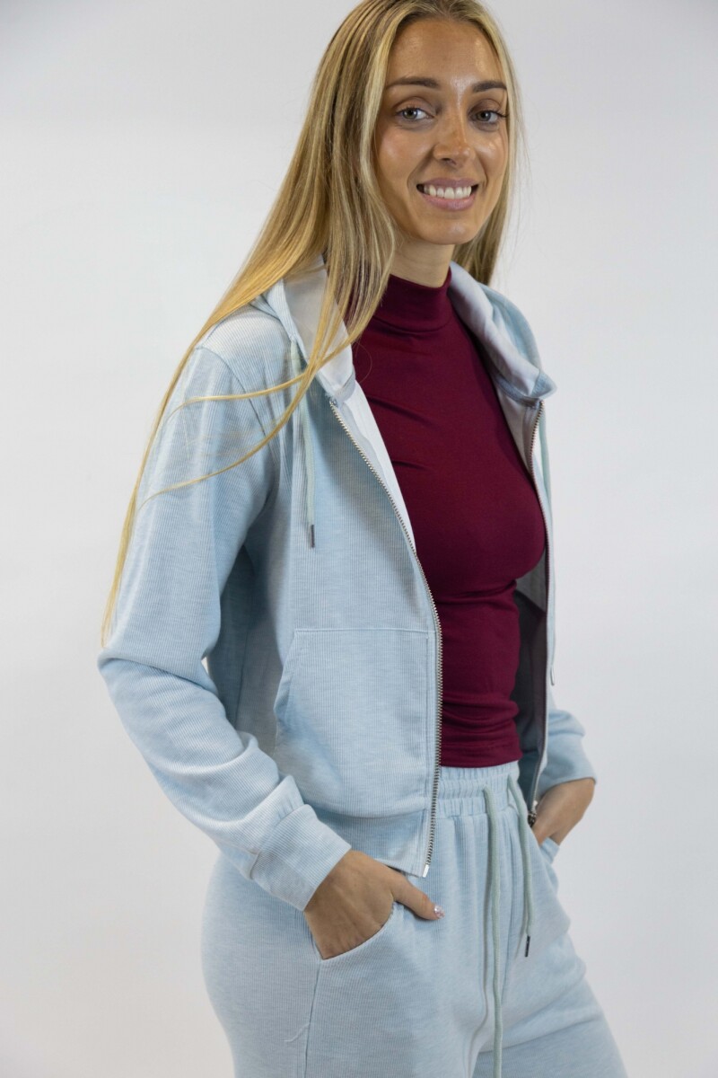 Campera Carola Celeste