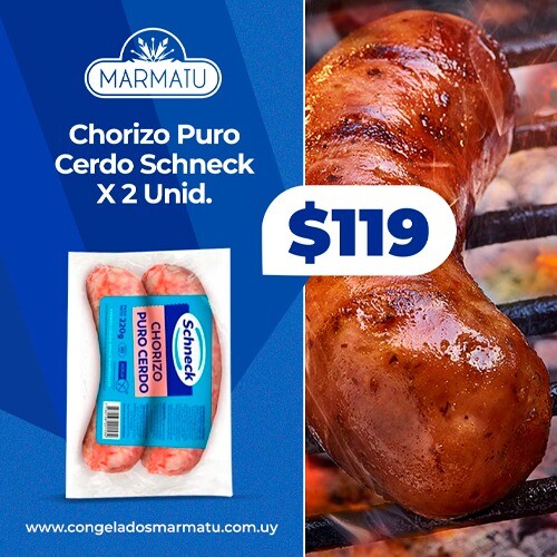 CHORIZO PURO CERDO SCHNECK POR DOS