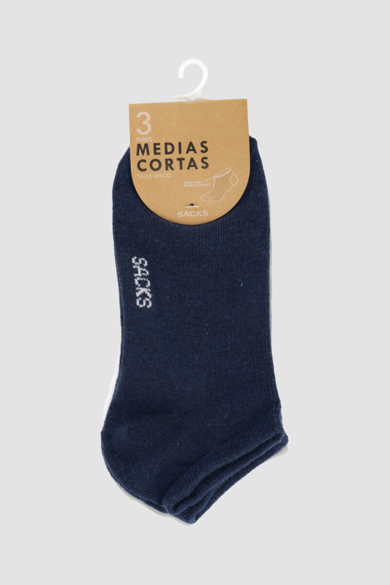 Medias cortas al tobillo en colores lisos Variante 12