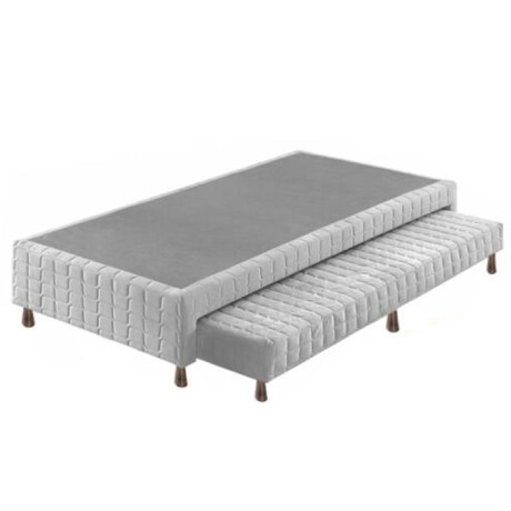 BOX BASE CAMA AUXILIAR MARINERA DE 1 PLAZA GRIS