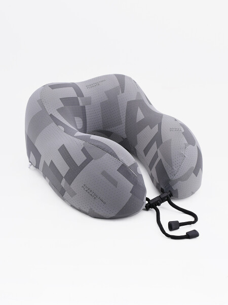 ALMOHADON VIAJE QATAR MEMORY GRIS