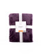 MANTA FLANNEL LISA 2 PLAZAS PURPURA