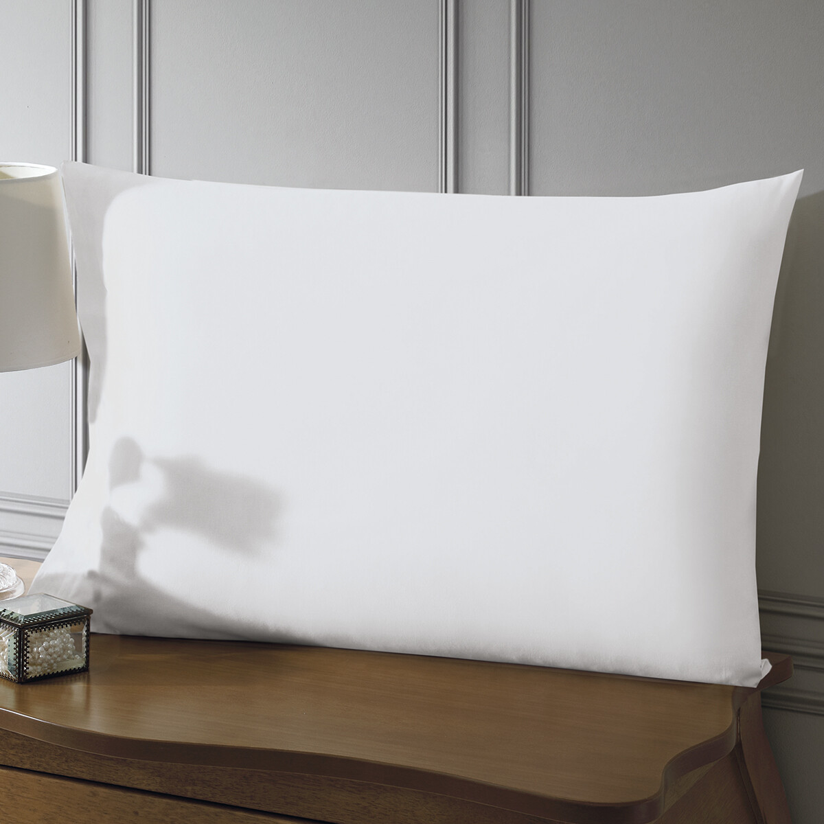 Funda Almohada 180 Hilos Home Class 100% Algodón - BLANCO 