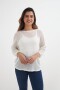 Sweater calado BLANCO