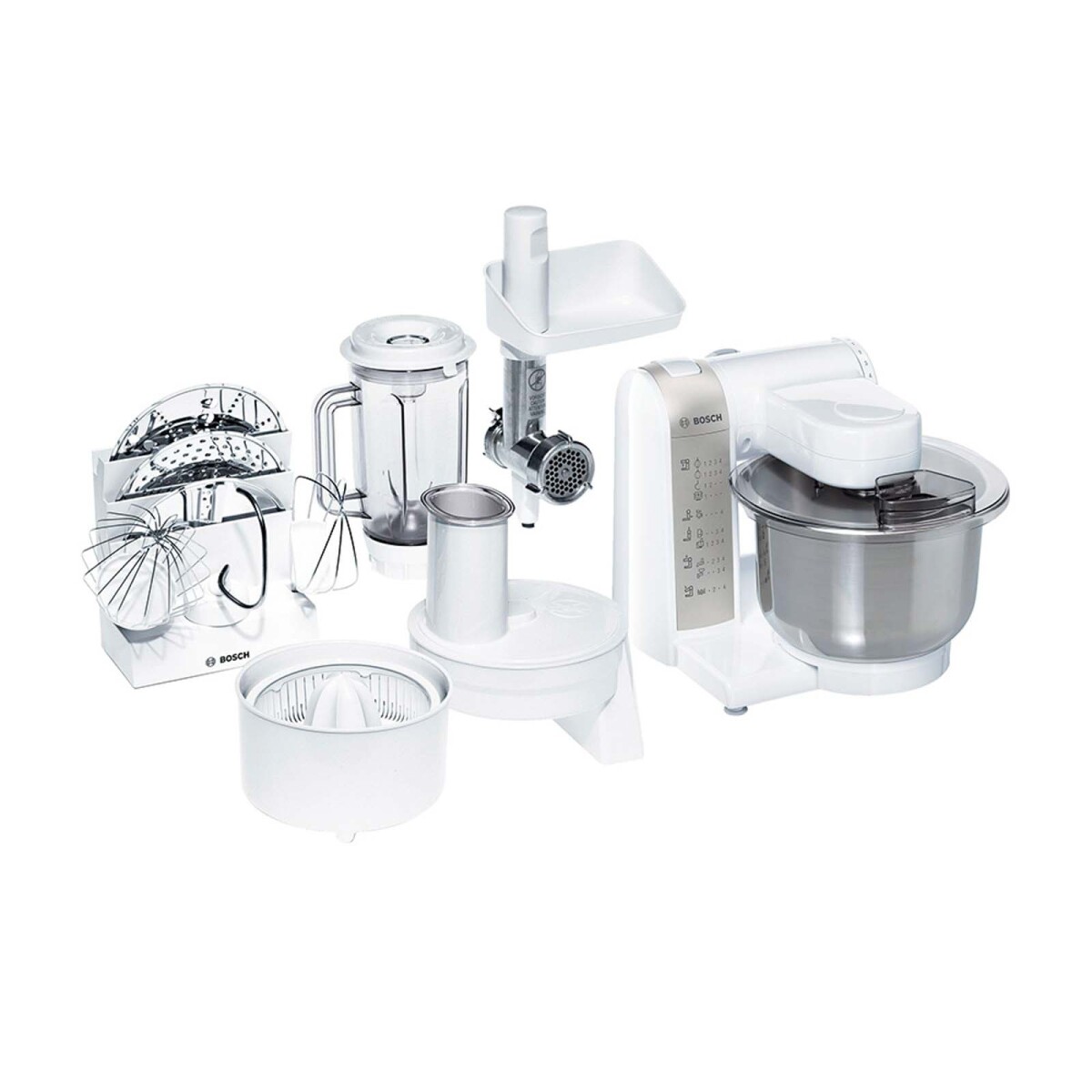 ROBOT DE COCINA BOSCH - 600W BLANCO MUM4880 