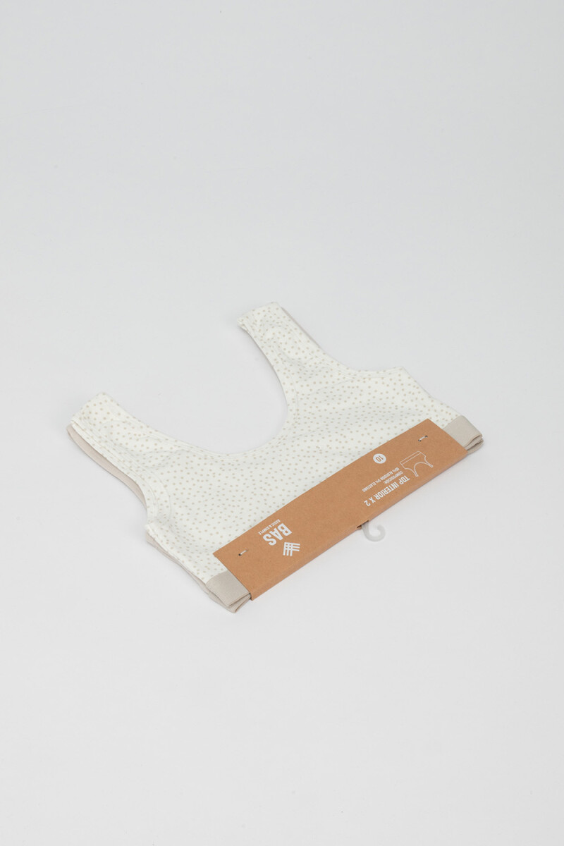 Pack x2 top interior - Crudo 