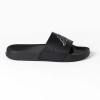 Sandalias Logo Matese Unisex Black - White