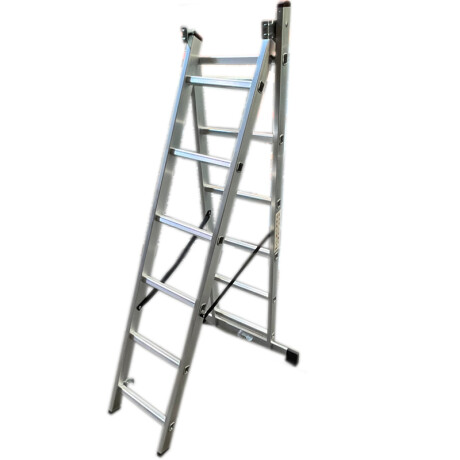 ESCALERA 2EN1 PINTOR/EXT. ALUM 2X6 ESC. Sin color