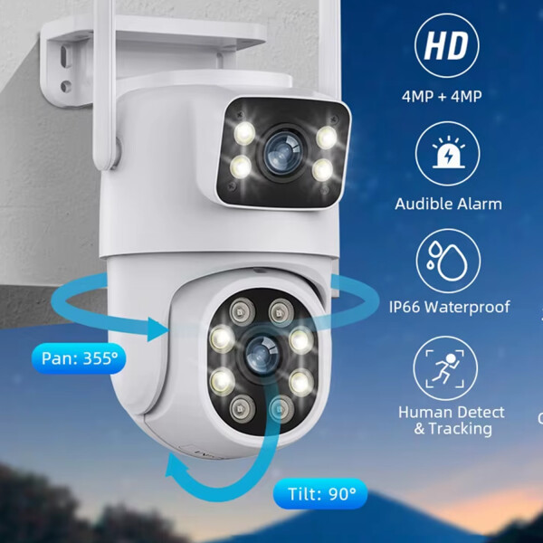 Cámara De Vigilancia Xion Cctv62 Wi-fi Dobre Cámara CAMARA SMART WIFI XION CCTV62