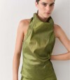 TOP HALTER PARTY Verde