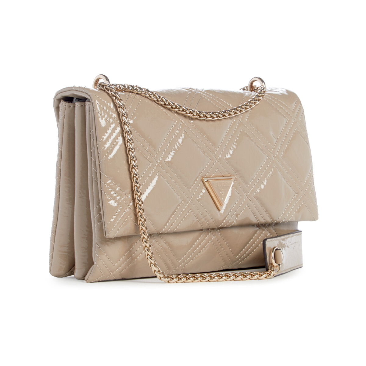 Cartera Guess Deesa Chica Beige 