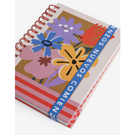 Agenda Ilustrada 2026 Combinacion Multicolor