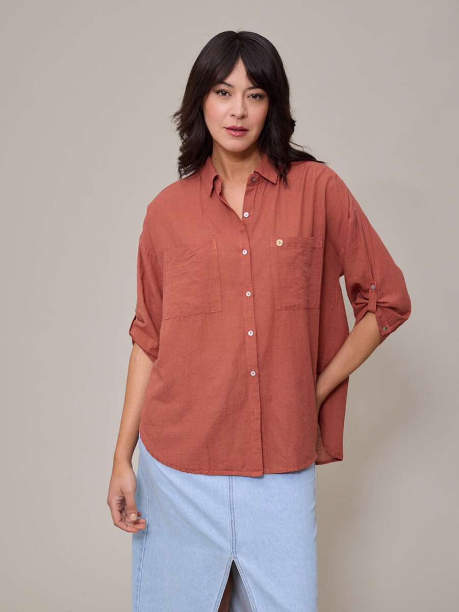 CAMISA BLAISE POLANCO - Naranja 