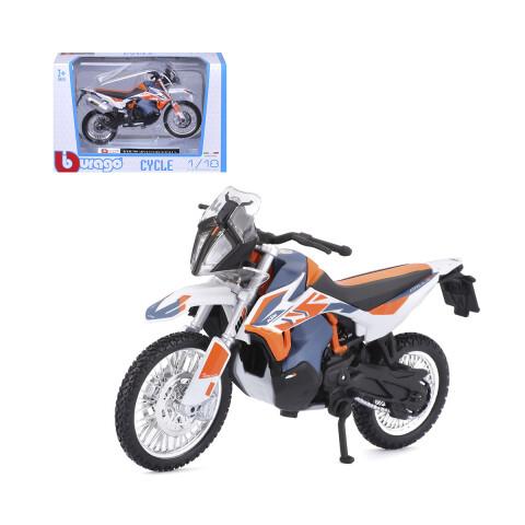Motocicleta Bburago KTM 790 Adventure R Rally Escala 1:18 U