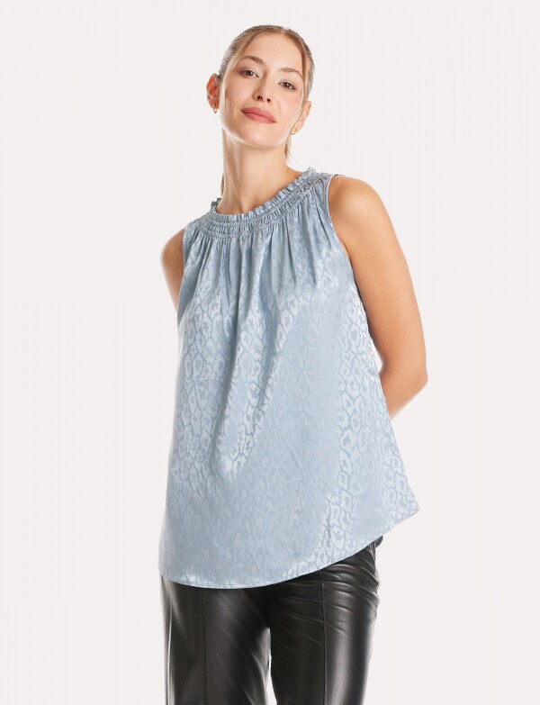 Blusa Satén CELESTE