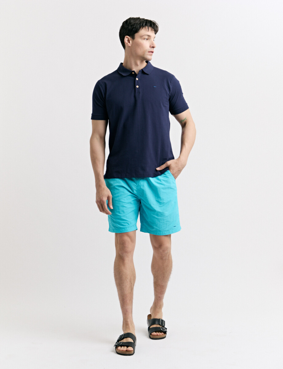 SHORT HARRINGTON LABEL - Turquesa 