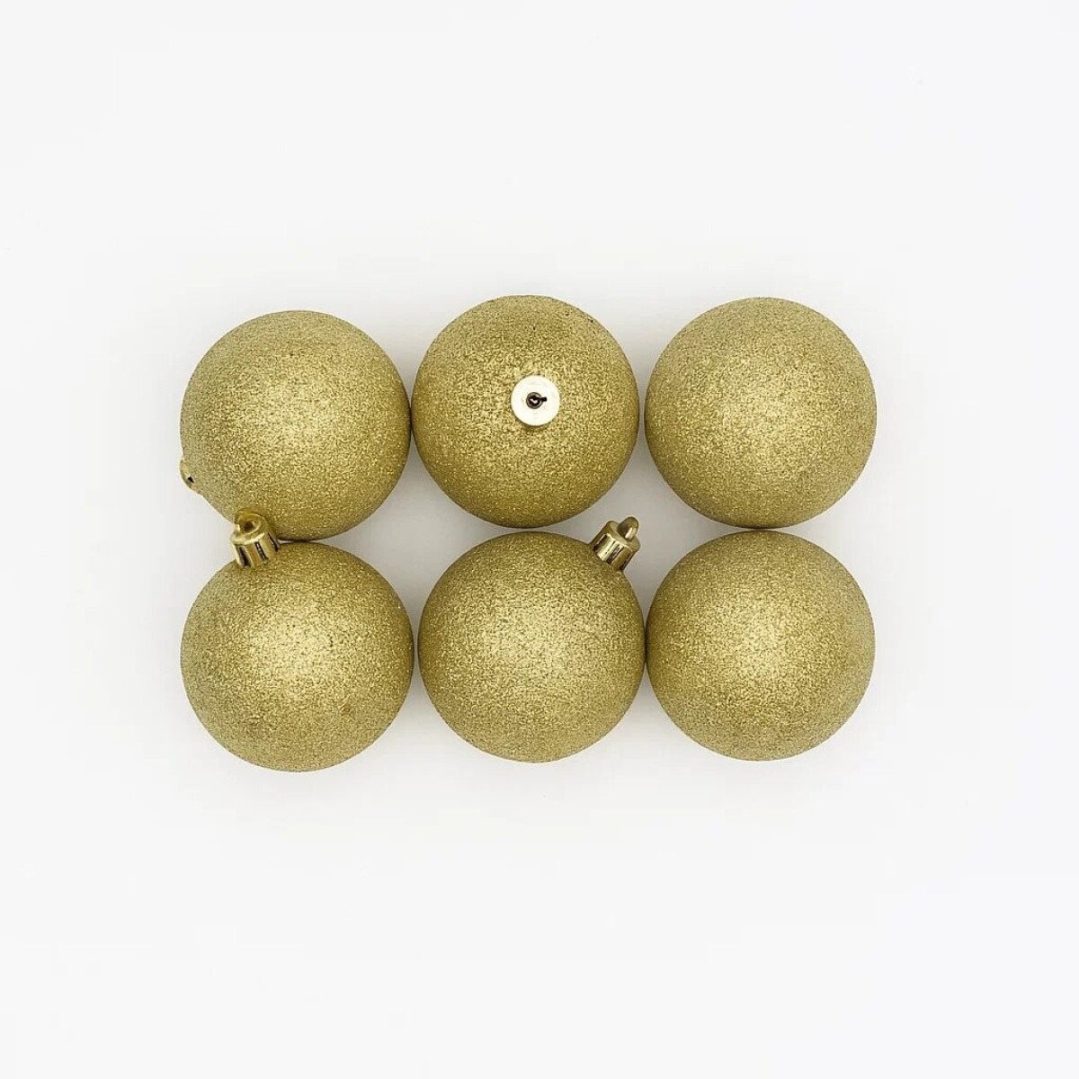 ESFERA CLEAR BEADS 6CM X 6 UNID.ORO 