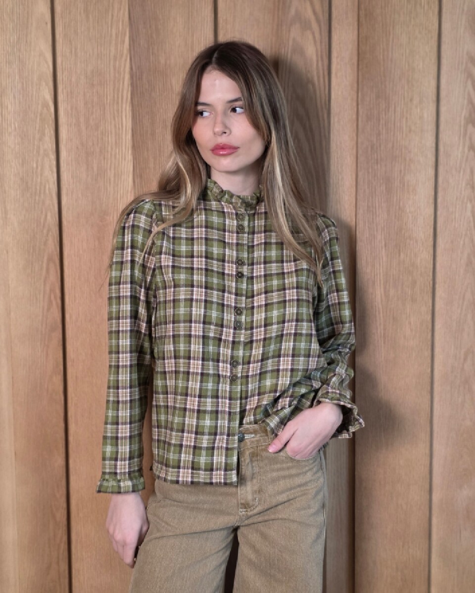 Camisa Mili - Escosés Verde 