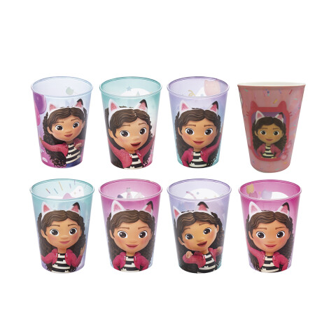 Vaso Plástico La Casa de Gabby 320 ml U
