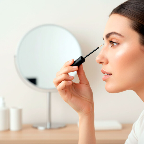 Recipiente Recargable Para Delineador o Aceite De Pestaña Color Negro