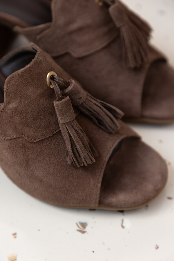 Zueco en gamuza Tere Zueco en gamuza Tere