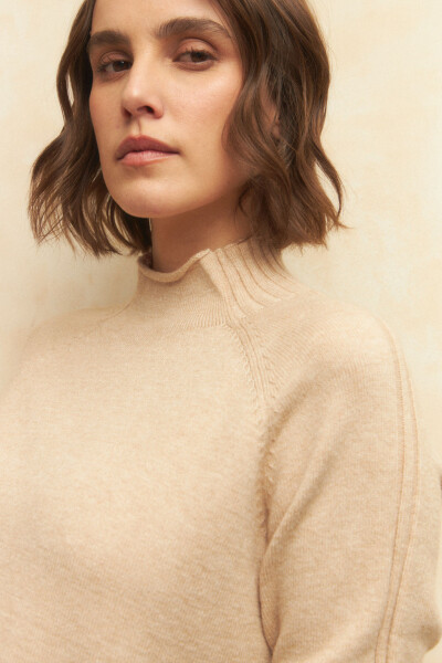 POLERA ADRIATIQUE Beige Melange