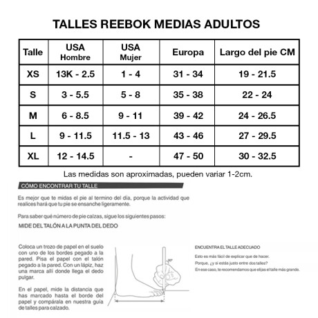 Medias Deportivas Soquetes Invisibles Unisex Reebok Pack X3 Gris