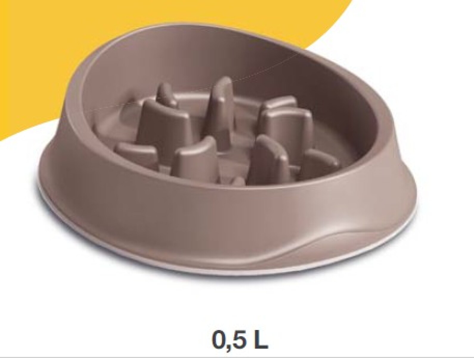 COMEDERO STEFANPLAST CHIC SLOW FOOD 0,5LT 